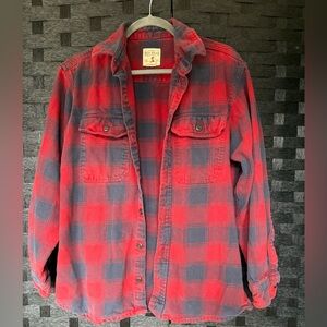 RedHead Red and Black Plaid Men's Shirt